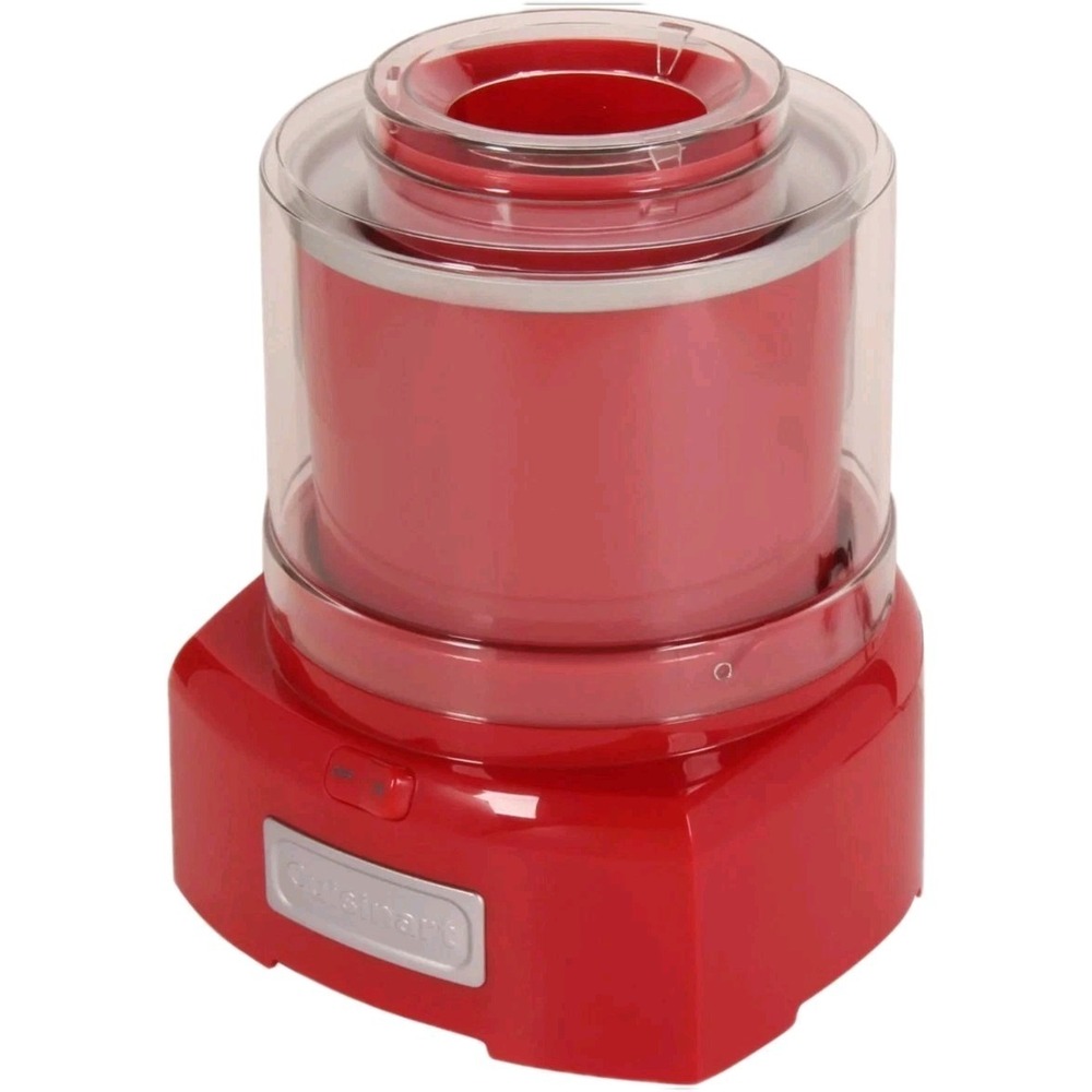 Red Cuisinart ICE-21 Frozen Yogurt-Ice Cream and Sorbet Maker‎ Discontinued**